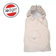 Śpiworki dla dzieci - Lodger Polarowy wielofunkcyjny otulacz kocyk do fotelika samochodowego jasnobeżowy Fleece Birch - miniaturka - grafika 1