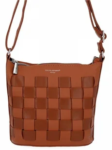 Modna Listonoszka Damska firmy David Jones Ruda - Torebki damskie - miniaturka - grafika 1