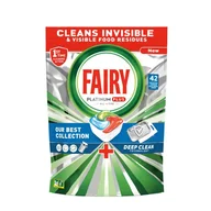 Płyny do naczyń - Fairy Platinum PLUS Kapsułki Deep Clean 42szt - miniaturka - grafika 1