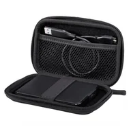 Etui na twarde dyski - Futerał do zewnętrznego dysku twardego Hama ''Eva'' 2,5'', czarny - miniaturka - grafika 1