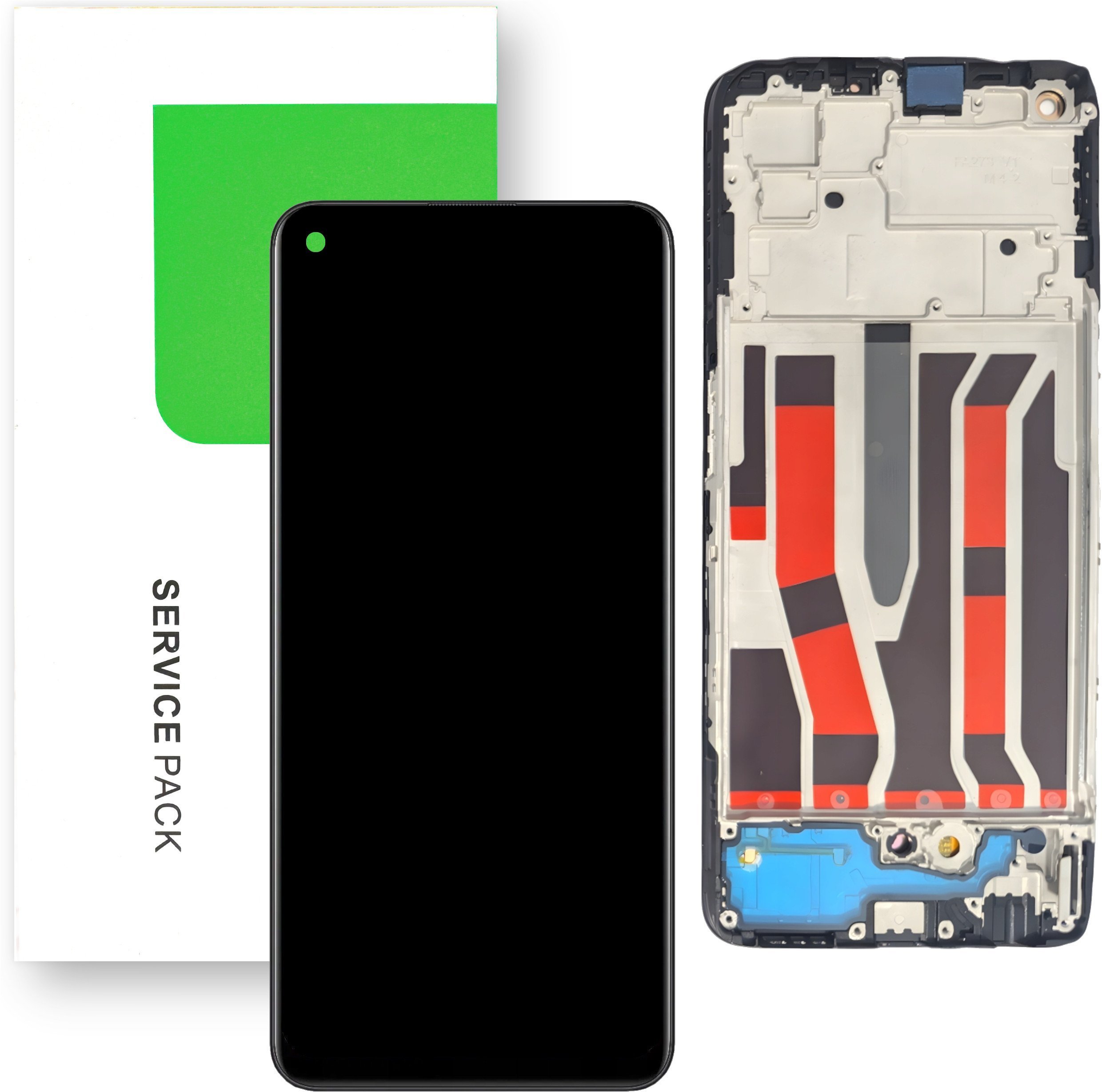 Wyświetlacz do Oppo Reno 5Z LCD CPH2211 Ekran Ramka Oryginał Mobilepart