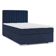 Łóżka - Łóżko kontynentalne 90x200 HUGO MINI pojemnik, materac | kolor do wyboru - miniaturka - grafika 1
