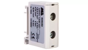 Geberit em group szynowa 1-torowa 1,5-50mm2 szara EURO OTL 50 1xAl/Cu 606050 606050 - Kostki, złączki, wtyczki - miniaturka - grafika 1