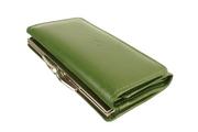 Portfele - PERFEKT PLUS P/45 A bigiel/zatrzask zielony, portfel damski - Perfekt Plus - miniaturka - grafika 1