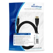 Kable - MediaRange MRCS210 kabel HDMI 2 m HDMI Typu A (Standard) Czarny - miniaturka - grafika 1