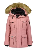Kurtki damskie - Canadian Peak Parka w kolorze jasnoróżowym - miniaturka - grafika 1