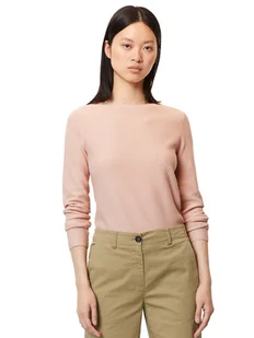 Marc O'Polo Sweter 308 6006 60153 Różowy Regular Fit - Swetry damskie - miniaturka - grafika 1
