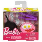 Akcesoria dla lalek - Mattel Barbie Akcesoria kuchenne, gofry jajecznica - miniaturka - grafika 1