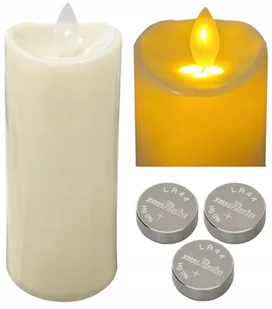 Wkład do zniczy świeczka na baterie świeca LED EFEKT PŁOMIENIA 11,5 baterie - Lampiony i znicze - miniaturka - grafika 1
