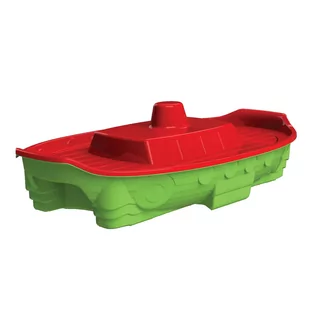 Małpiszon, Piaskownica zamykana plastikowa Statek - Place zabaw - miniaturka - grafika 1
