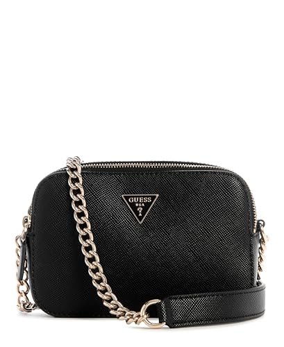 GUESS Noelle II Crossbody Camera Bag Black, czarny