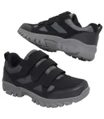 Buty trekkingowe męskie - Buty terenowe na rzep Mężczyzna Atlas For Men - Kolor : Czarny - Rozmiar : 39 - miniaturka - grafika 1