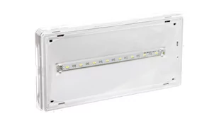 Oprawa awaryjna EXIT LED 3W 350lm 1h jednozadaniowa AT biała ETE/3W/B/1/SE/AT/WH - Oprawy, klosze i abażury - miniaturka - grafika 1