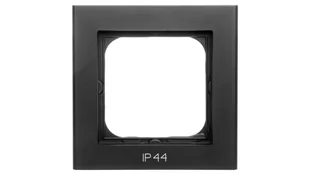 Ospel Sonata czarny ramka IP44 RH-1R/33 RH-1R/33 - Klawisze i ramki - miniaturka - grafika 1