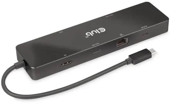 Club3D USB-C 9in1-HUB >2xHDMI/2xUSB/USB-C/LAN 4K60Hz PD100W retail CSV-2552