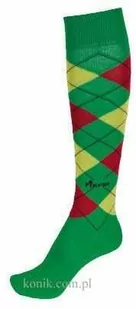 Pikeur Podkolanówki green/berry/yellow - Skarpetki jeździeckie - miniaturka - grafika 1