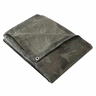 Plandeka ochronna 4x6 m 105-120 g/m zielona Dexter - Folie budowlane - miniaturka - grafika 1