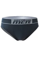 Majtki damskie - Slipy Gatta Cotton Slip - Ciemny Szary , XL - miniaturka - grafika 1