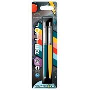 Długopisy - Długopis Jotter Orginals Glam Rock  :  1 X Azurre Blue , 1 X Vermilion  Parker 2162141, Blister 2 Szt. - miniaturka - grafika 1