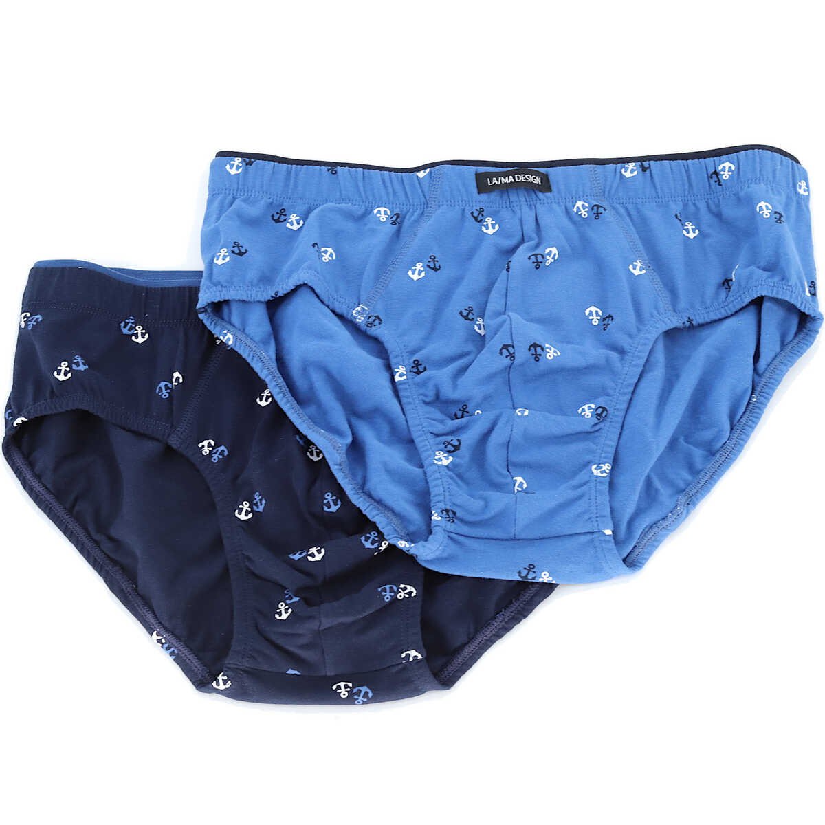 LAMA Slipy męskie NIEBIESKIE r. L, 2 szt.