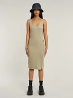 Sukienki - G-Star Sukienka w kolorze beżowym - miniaturka - grafika 1