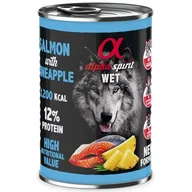 Mokra karma dla psów - Alpha Spirit ŁOSOŚ Z JAGODAMI 400G - miniaturka - grafika 1