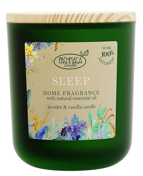 Pachnąca Szafa Sleep Lavender & Vanilla Świeca zapachowa (100% wosk sojowy) 165 g