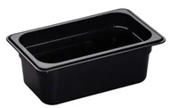 Akcesoria gastronomiczne - Pojemnik GN 1/4 100 mm z poliwęglanu, czarny CAMBRO, Camwear - miniaturka - grafika 1