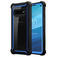 Etui i futerały do telefonów - Etui Do Samsung Galaxy S10 4G Pokrowiec w NIEBIESKO CZARNY Hard Case Cover Obudowa Ochronny Cadorabo - miniaturka - grafika 1