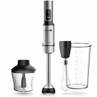 Blendery ręczne - Blender Ręczny 1500W Rozdrabniacz Z Pojemnikiem Ubijaczka Turbo 3w1 - miniaturka - grafika 1