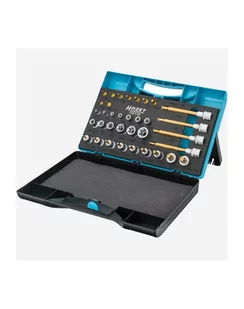 Hazet tool set TORX 1557/35, 35 pieces, socket wrench (1/4 + 1/2) - Akcesoria do elektronarzędzi - miniaturka - grafika 1