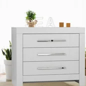 Komody dla dzieci - Komoda Pinio Calmo - 3 szuflady - miniaturka - grafika 1