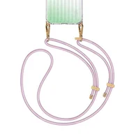 Telefony stacjonarne - UNIQ Coehl Laurel uniwersalna smycz dotelefonu liliowy/misty mauve - miniaturka - grafika 1