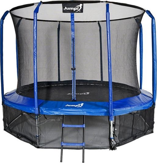 Jumpi ogrodowa Maxy Comfort z siatką wewnętrzną 10 FT 312 cm niebieska