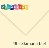 Szkolne artykuły papiernicze - Brystol Canson Colorline 48 biały 150g 10k [mm:] 500x650 (400110141) - miniaturka - grafika 1