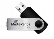 Nośniki danych - MediaRange MR910 pamięć USB 16 GB USB Type-A / Micro-USB 2.0 Czarny, Srebrny, Nośnik Pendrive USB - miniaturka - grafika 1
