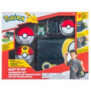 Figurki dla dzieci - Jazwarez Figurka Jazwarez Pokemon Clip N Go Bandolier Repeat Ball Pokéball i Bulbasaur PKW0229 0191726382782 - miniaturka - grafika 1