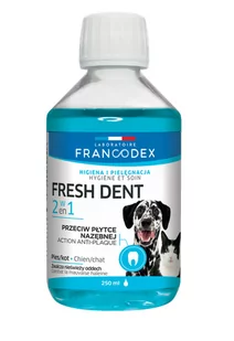 ZOLUX FRANCODEX Fresh dent płyn do higieny jamy ustnej dla psów i kotów 250ml FR179120 - Higiena jamy ustnej zwierząt - miniaturka - grafika 1