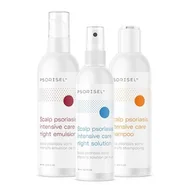 Zestawy kosmetyków damskich - Farmacia Verde Psorisel - Zestaw 3 dermokosmetyków na łuszczycę (szampon na łuszczycę, emulsja do skóry głowy, płyn do skóry głowy). - miniaturka - grafika 1