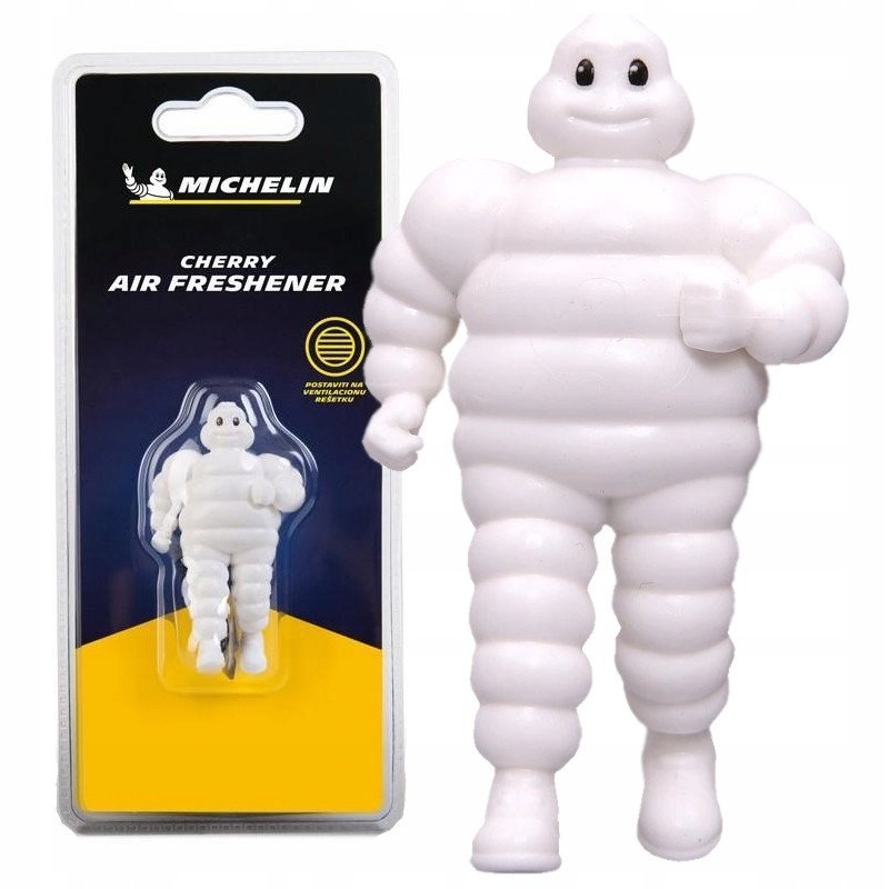 MICHELIN ODŚWIEŻACZ POWIETRZA DO SAMOCHODU AUTA 3D ZAPACH WIŚNIA NA KRATKĘ