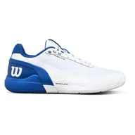 Buty sportowe męskie - Męskie buty tenisowe Wilson Rush PRO 5 White/Deja Vu Blue EUR 44 2/3 - miniaturka - grafika 1