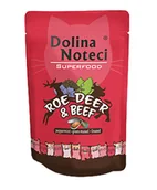 Mokra karma dla kotów - Dolina Noteci Superfood sarna i wołowina saszetka 85g 41787-uniw - miniaturka - grafika 1