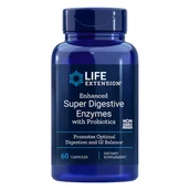 Układ pokarmowy - Life Extension Life Extension Super Enzymy Trawienne z Probiotykami - 60 kapsułek - miniaturka - grafika 1