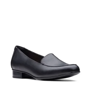 Clarks Juliet Lora [Black Leather] - Rozmiar 40 - Półbuty damskie - miniaturka - grafika 1