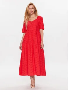 YAS Sukienka codzienna 26029550 Różowy Loose Fit - Sukienki - miniaturka - grafika 1