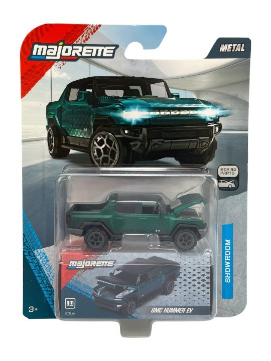 MAJORETTE SHOWROOM DELUXE GMC HUMMER EV ZIELONY 1:64 8502001000