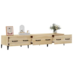 Lumarko Szafka pod TV, dąb sonoma, 150x34,5x30 cm - Szafki RTV - miniaturka - grafika 6
