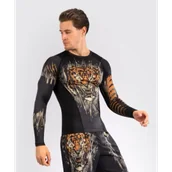 Kimona, stroje i obuwie - Venum Rashguard Długi Rękaw Tiger Long Sleeve Black - miniaturka - grafika 1