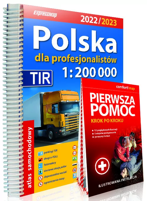 EXPRESSMAP Polska dla profesjonalistów atlas samochodowy - praca zbiorowa