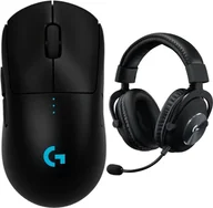 Myszki - Logitech G PRO 2 LIGHTSPEED BLACK 910-007295 + G Pro X Czarne 981-000818 - miniaturka - grafika 1